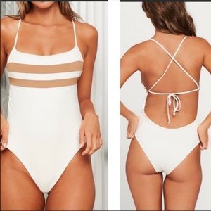 L*Space High Impact One Piece Swimsuit Sz 6/S